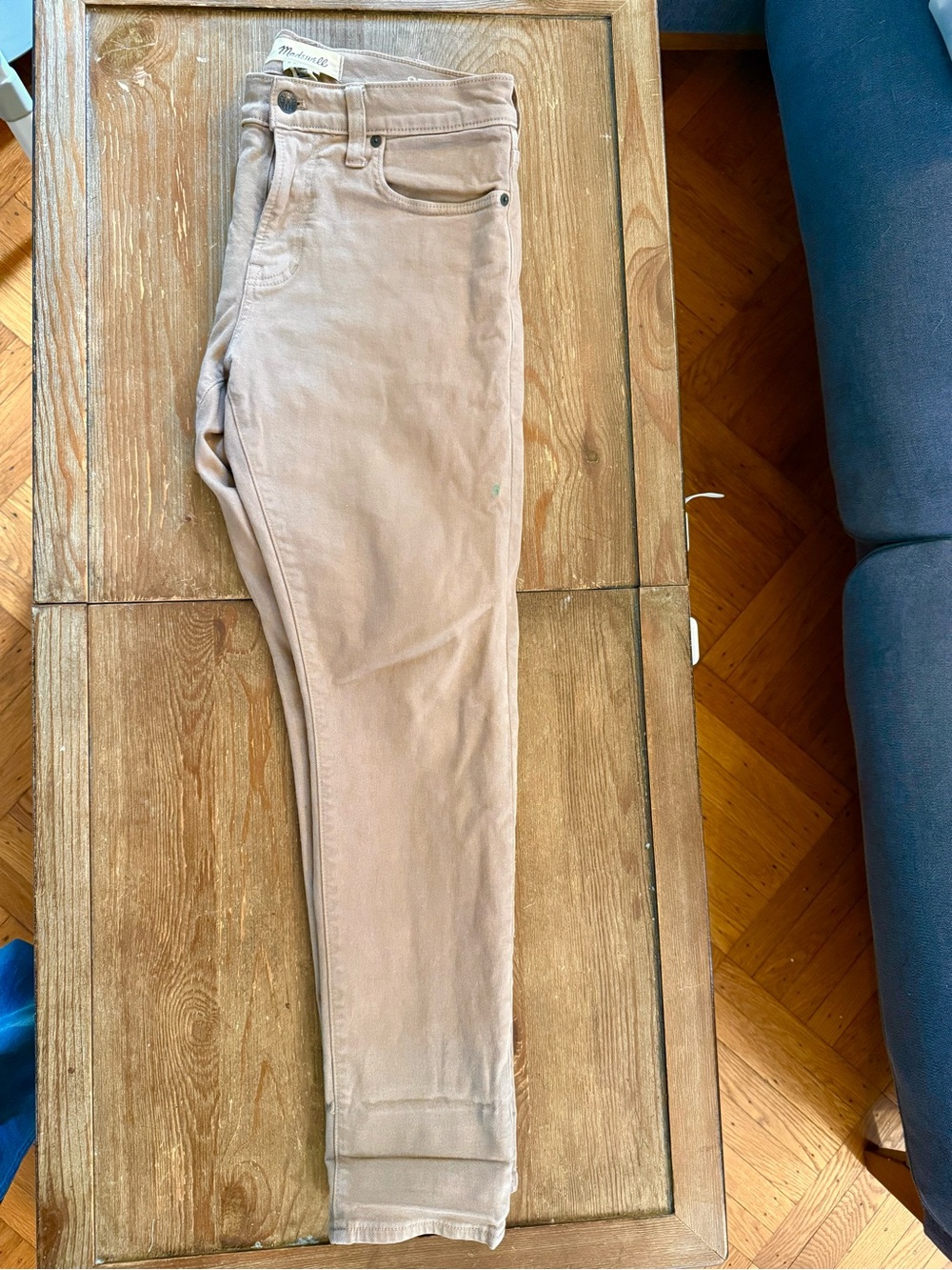Madewell Men's Skinny Jeans in Light Taupe
